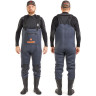 Полукомбинезон забродный NORFIN SHADOW NEOPRENE BOOTFOOT р.44-XL с сапогами 83500-44-XL